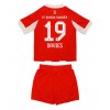 Bayern Munich Alphonso Davies #19 Hjemmedraktsett Barn 2025-26 Kortermet (+ korte bukser)